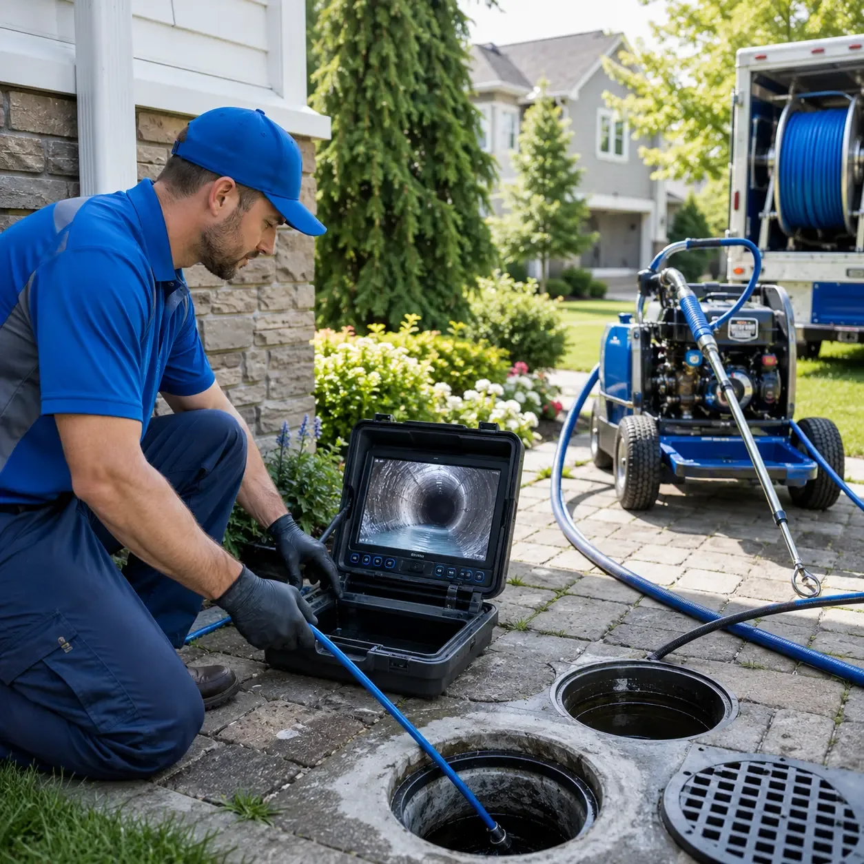 Outdoor drain cleaning professionals serving Delta, PA