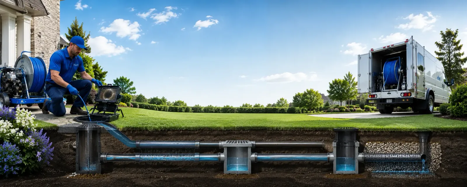 Outdoor drain cleaning information for Delta, PA